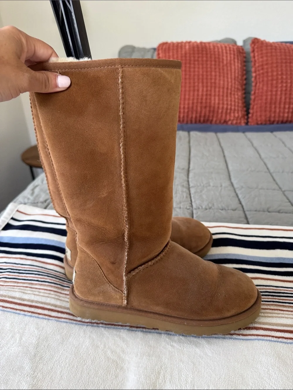 UGG Chestnut Tall Suede Winter Boots